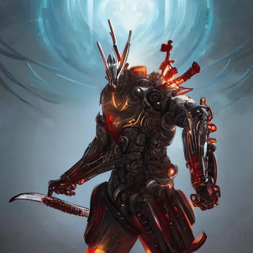 Image similar to ultra realistic illustration of cyborg samurai, intricate, warframe, highly detailed, digital painting, artstation, concept art, smooth, sharp focus, illustration, cinematic 8 k hd movie shot, art by akihiko yoshida and tim mcburnie and anato finnstark