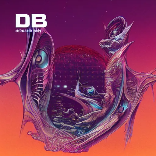 Image similar to DnB album cover by moebius + octane