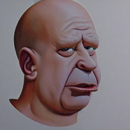 Image similar to hyper realistic homer simpson