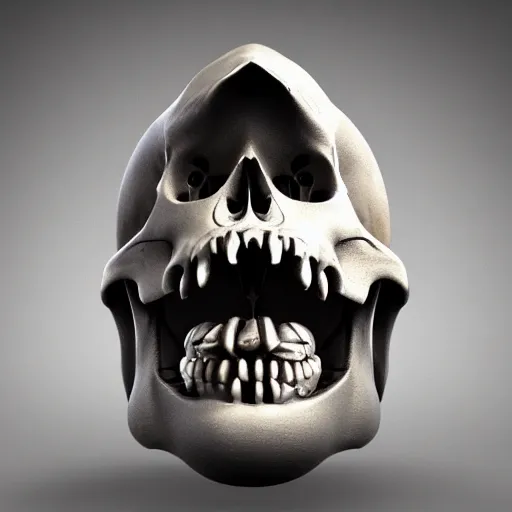 Prompt: a laughing skull, by Frank Frazetta, dark atmospheric, cinematic, trending on artstation, 4K, subsurface scattering, global illumination, raytracing, cinematic lighting, UHD, HDR