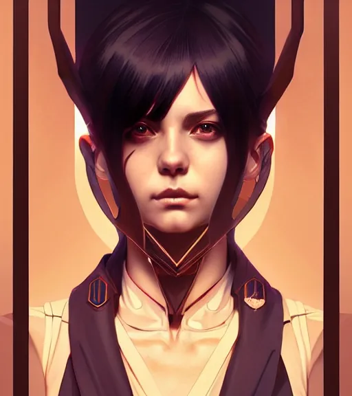 Image similar to symmetry ( naru from prey ) ultra detailed, intricate, dynamic lighting, digital art, anime, digital painting, art station, wlop, sharp focus, illustration, art by artgerm and greg rutkowski and alphonse mucha