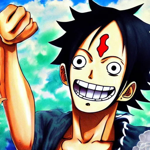 Prompt: friendly guy made in one piece artstyle, 8k, smooth, high detail, high quality, detaled face, anime, art