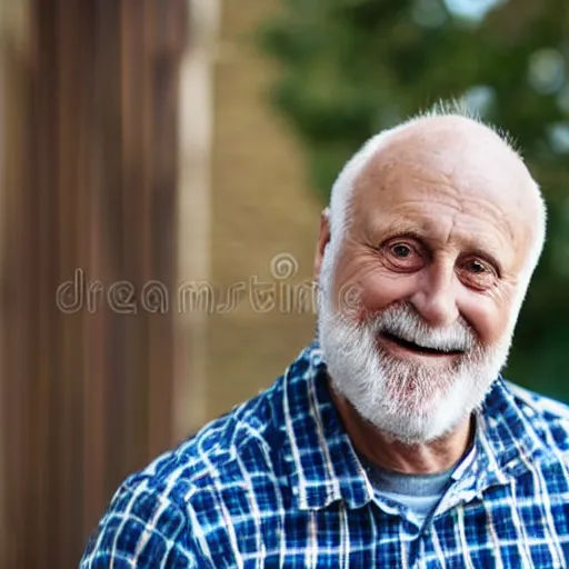 Prompt: portrait of hide the pain harold, accurate and detailed, round face, stock photo, Nikon 50mm f/1.8G