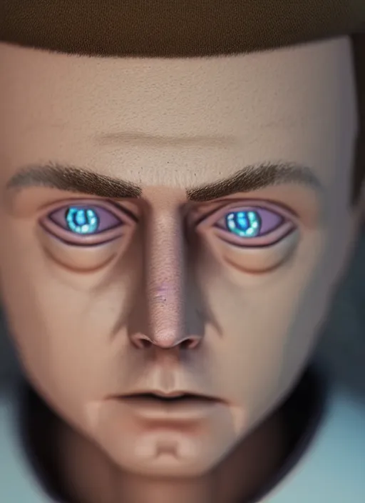 Image similar to young morty from rick and morty closeup photograph dslr photorealistic, studio lighting, ektachrome, detailed, intricate, face detail