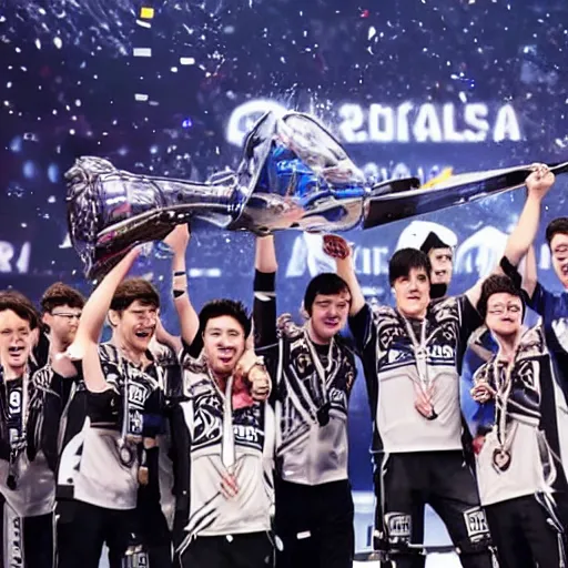 Image similar to G2 finally winning worlds, g2, winning, leagueoflegends