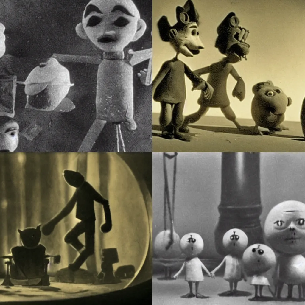 Prompt: still from a stop-motion Laika film (1924)