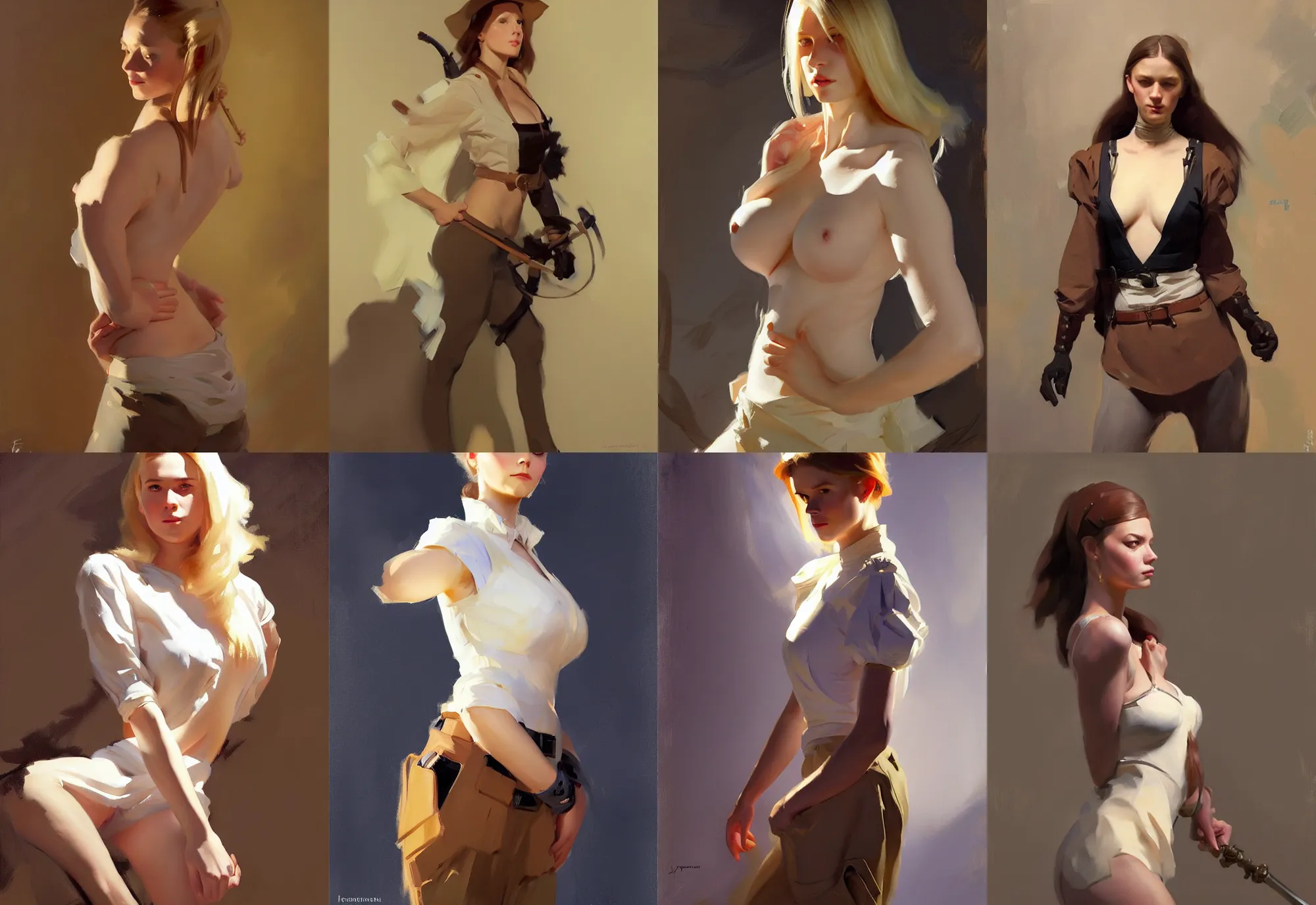 Prompt: portrait of girl scandinavian finnish norway instagram model jodhpurs greg manchess painting by sargent and leyendecker, studio ghibli, fantasy, medium shot, asymmetrical, intricate, elegant, matte painting, illustration, hearthstone, by greg rutkowski, by greg tocchini, by james gilleard, by joe fenton