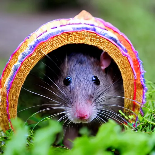 Image similar to photo of a rat wearing a sombrero