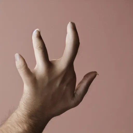 a hand with an infinite amount of fingers, Stable Diffusion