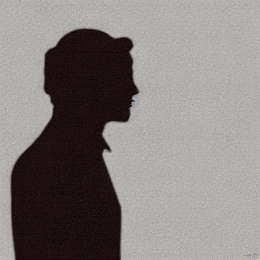 Prompt: despair, silhouette