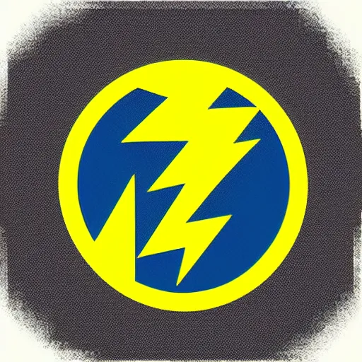 Prompt: electric hazard lightning bolt icon, highly detailed, 4K HD, vector art, cool color pallet