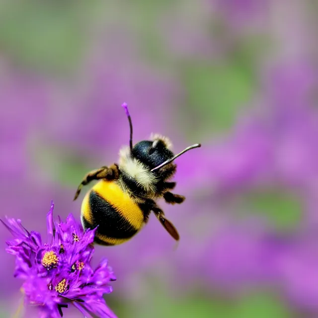 Image similar to bee, pixelated, flying, 4 k