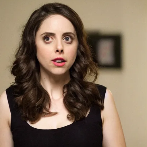 Image similar to Alison Brie in the movie Knocked Up