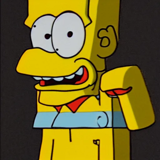 Image similar to a highly detailed photograph of Bart Simpson as a real human boy