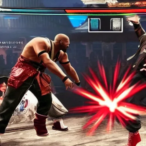 Image similar to Kanye West in Tekken 7,