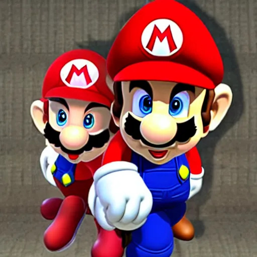 Prompt: Mario sisters