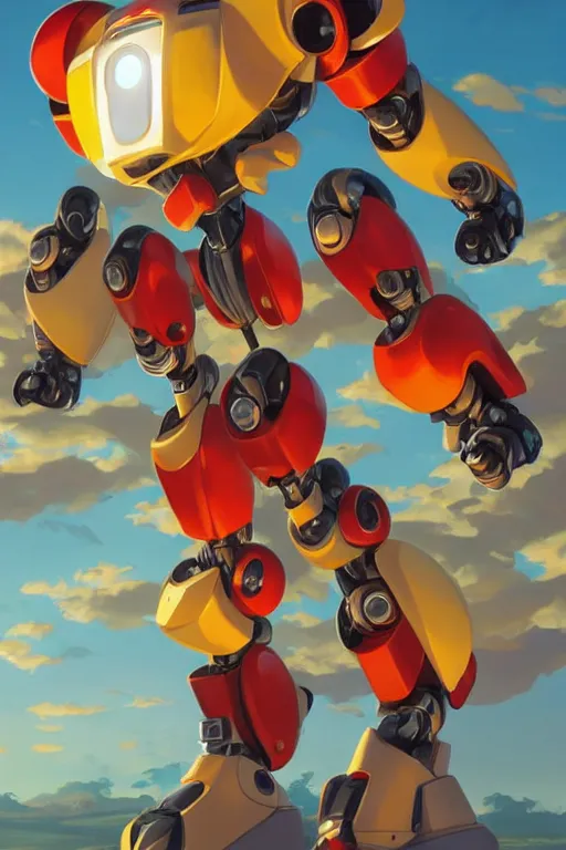 Image similar to metabots medabots medarotto medarot robot minimalist comics, behance hd by jesper ejsing, by rhads, makoto shinkai and lois van baarle, ilya kuvshinov, rossdraws global illumination ray tracing hdr radiating a glowing aura