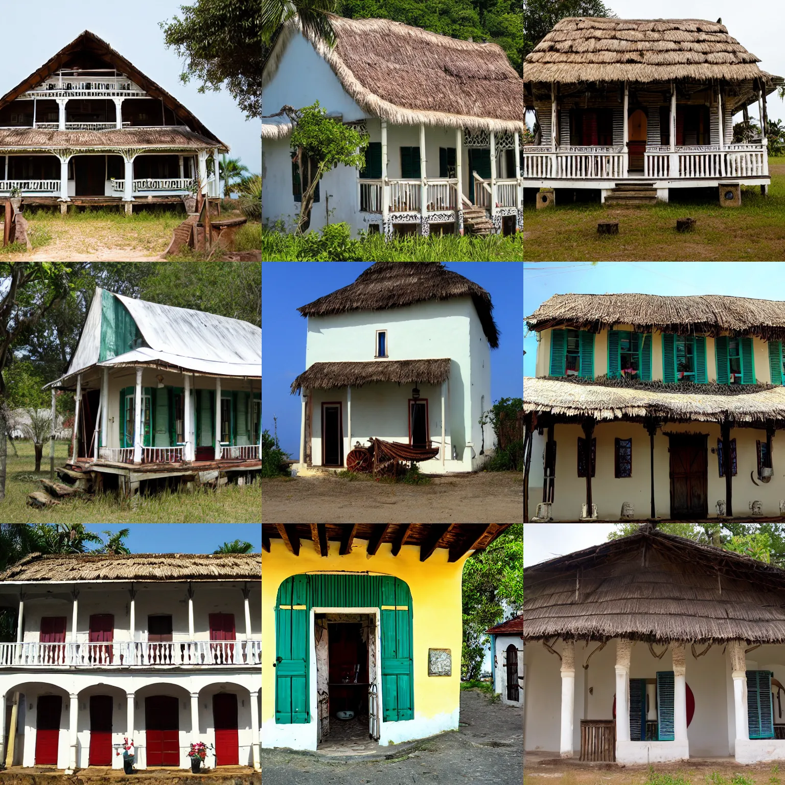 Prompt: traditional creole house