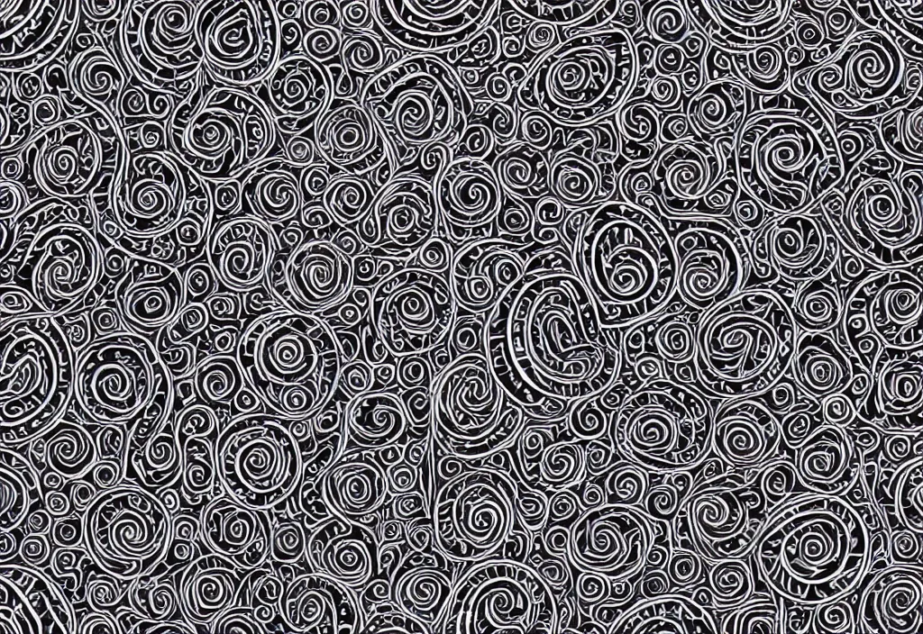 Image similar to a hypnotic pattern