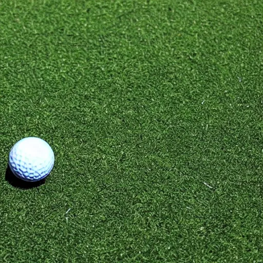 Prompt: golf ball striking earth at 99% the speed of light