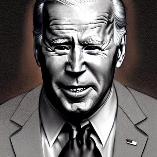 Image similar to Very funny Joe Biden as a dump looking monkey, like gorilla but good face, colorful painting on grey scale face, powerful , magic, thunders, dramatic lighting, intricate, wild, highly detailed, digital painting, artstation, concept art, smooth, sharp focus, illustration, art by artgerm and greg rutkowski and alphonse mucha, footage