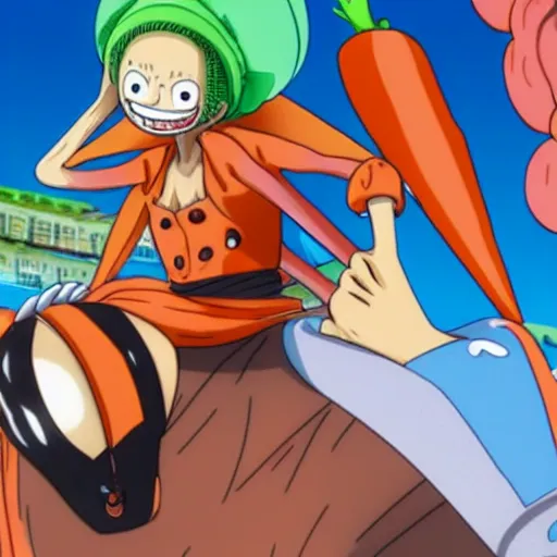 Image similar to A photo of Carrot character from One Piece