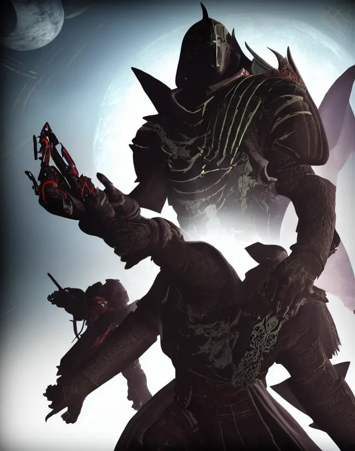 Image similar to god of darkness in destiny by bungie