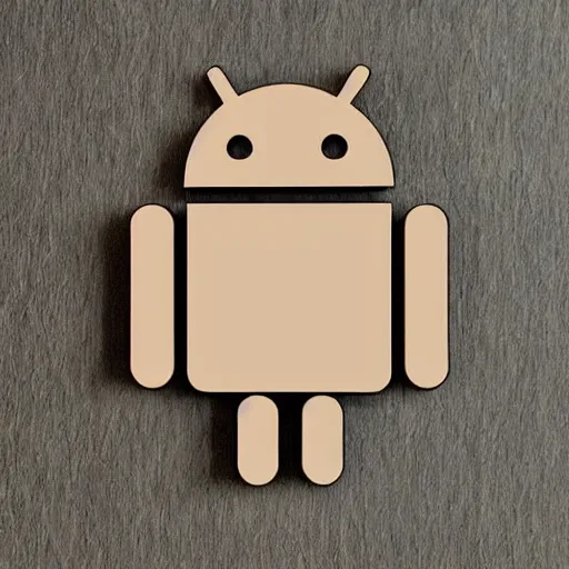 Image similar to wooden android