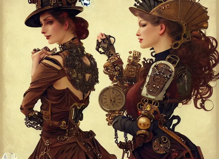 Image similar to woman model, steampunk!!! and modern, in a wallmart!!!!!!!!!!!!, top view, rgb, backlit, elegant, highly detailed, digital painting, artstation, concept art, smooth, sharp focus, illustration, art by krenz cushart and artem demura and alphonse mucha
