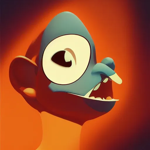 Image similar to face icon stylized minimalist the ren & stimpy show, loftis, cory behance hd by jesper ejsing, by rhads, makoto shinkai and lois van baarle, ilya kuvshinov, rossdraws global illumination