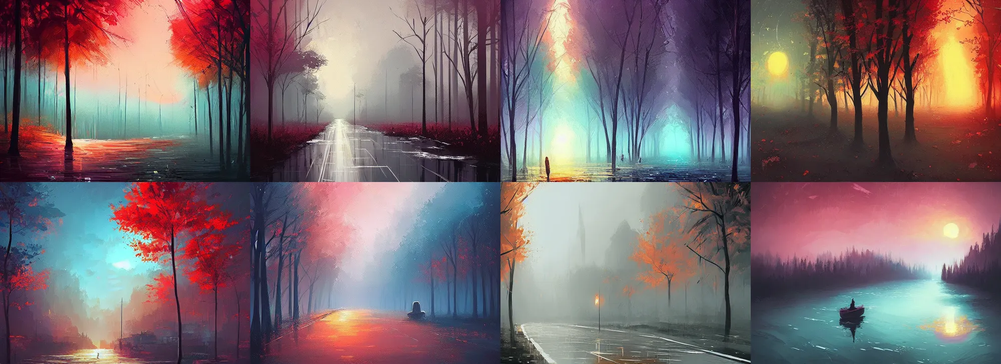 Image similar to fantasy art by Alena Aenami, muted colors