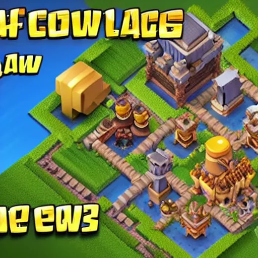 Prompt: Clash of Clans new Town hall, new update