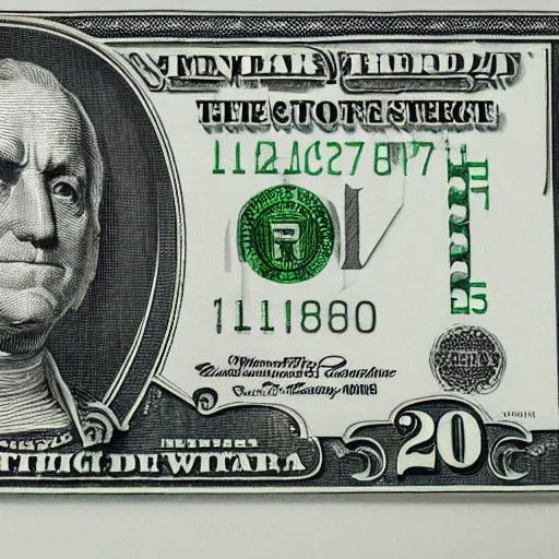 Image similar to realistic render of the united states $ 2 0 0 bill