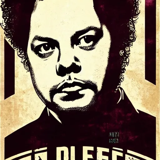 Prompt: dan fogler poster by shepard fairey