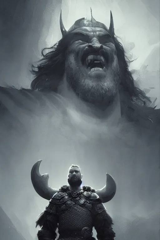 Image similar to portrait, the King of the vikings, dramatic lighting, cinematic, establishing shot, extremly high detail, foto realistic, cinematic lighting, post processed, concept art, artstation, matte painting, style by eddie mendoza, raphael lacoste, alex ross