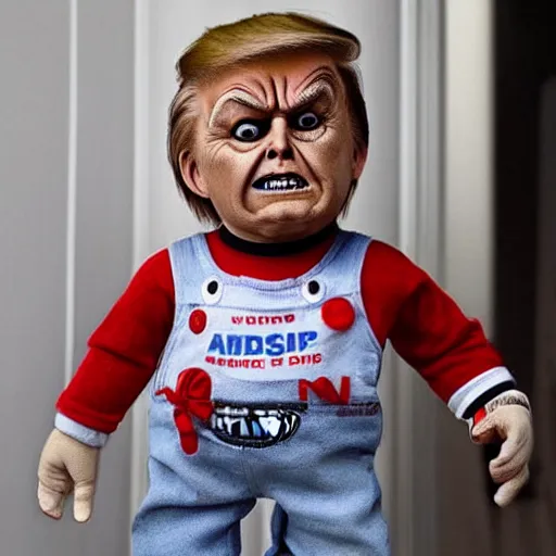 Image similar to “Trump as Chucky”