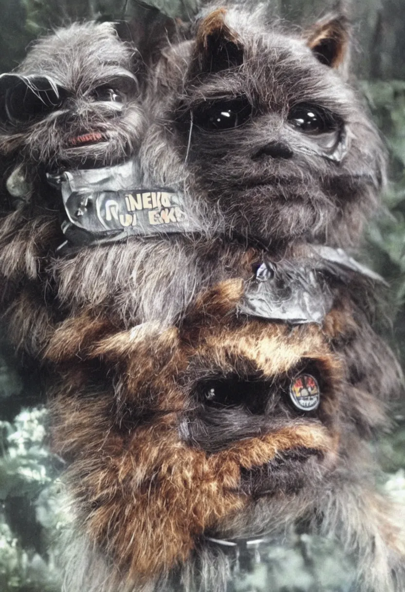 Image similar to an ewok is president of the united states