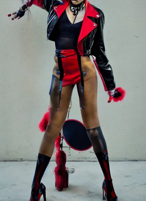 Image similar to black Harley Quinn