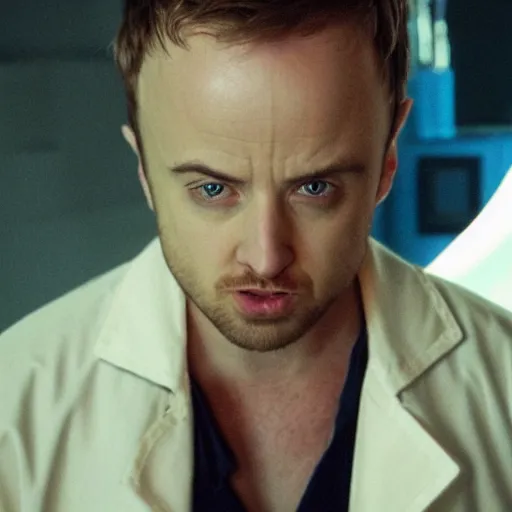 Prompt: jesse pinkman wearing fake pinocchio nose