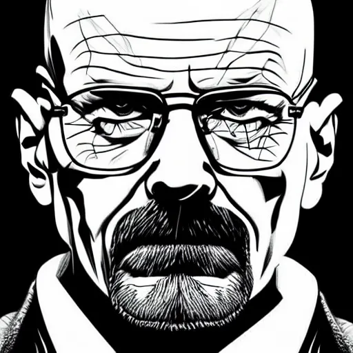 Prompt: highly detailed portrait of walter white as superman