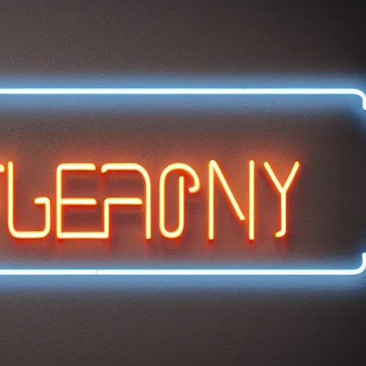 Image similar to neon sign with the word legendary, 4k