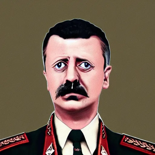 Prompt: igor ivanovich strelkov became bloody ugly supreme ruler of novorossia, photo - realistic, color image, 2 k, highly detailed, bodyhorror, occult art