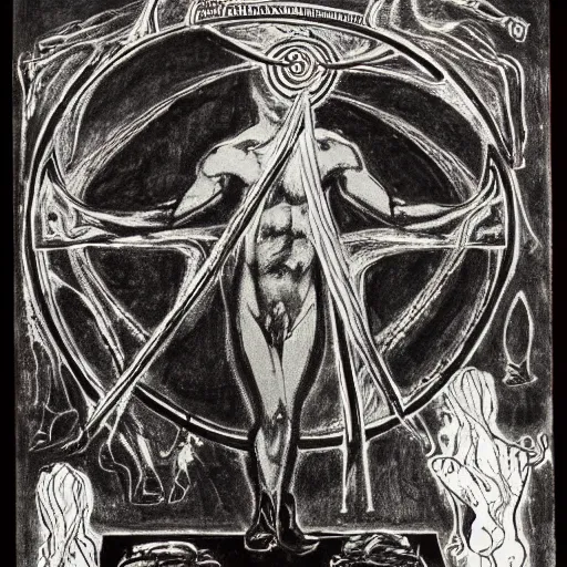 Prompt: the sigil formula for the achievement of desire by austin osman spare