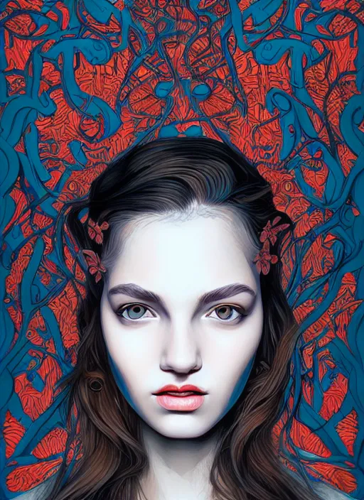 Image similar to girl venizian, extremely detailed, sharp focus, portrait, smooth, digital illustration, by james jean, by eliza ivanovo