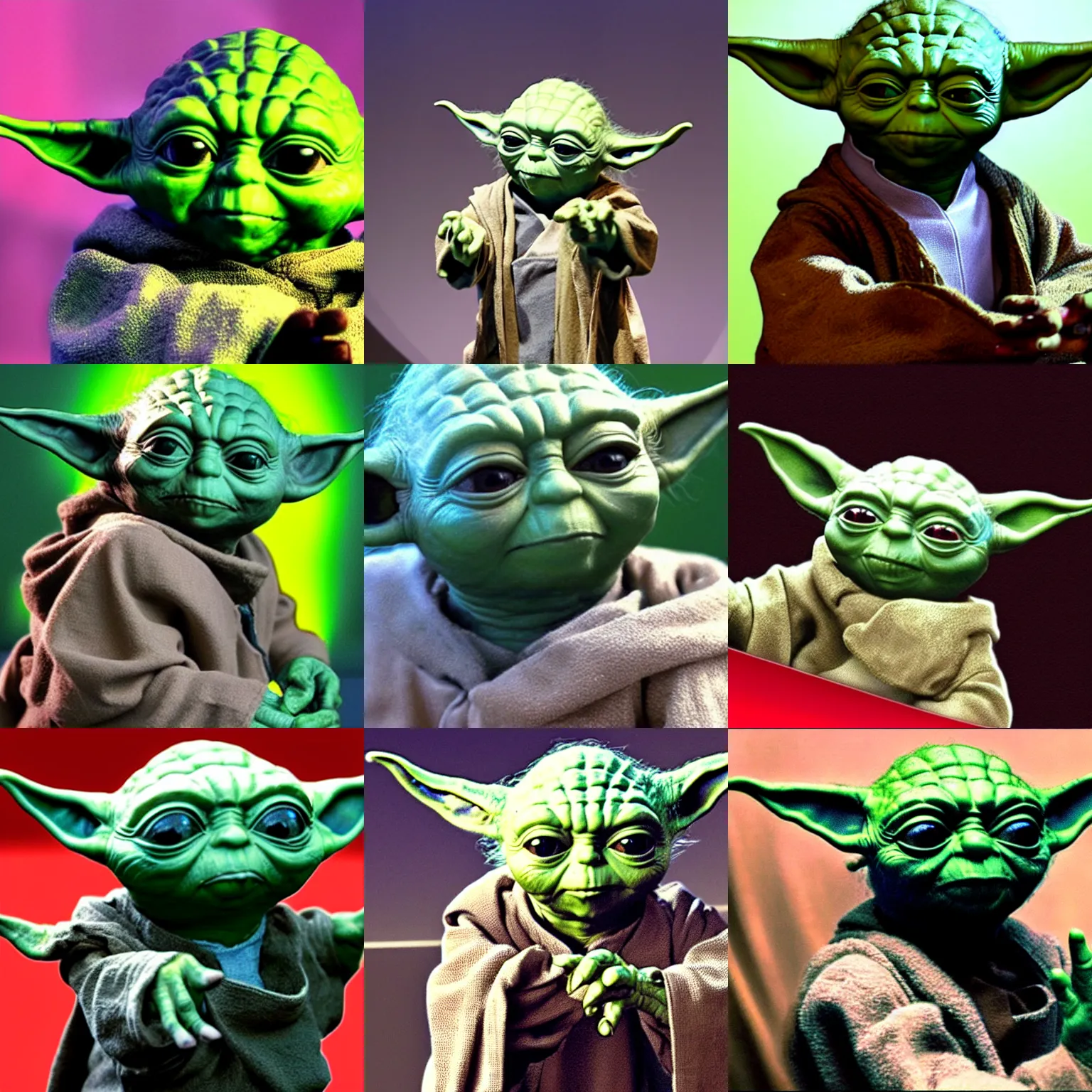 Prompt: yoda at tedtalk