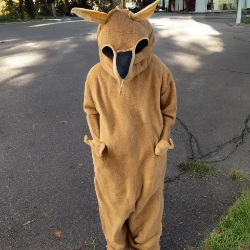 Image similar to kangaroo costume, craigslist photo