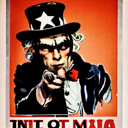 Image similar to uncle sam propaganda poster