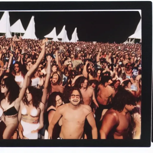 Image similar to Polaroid photos of Woodstock 99, 4K, award winning G