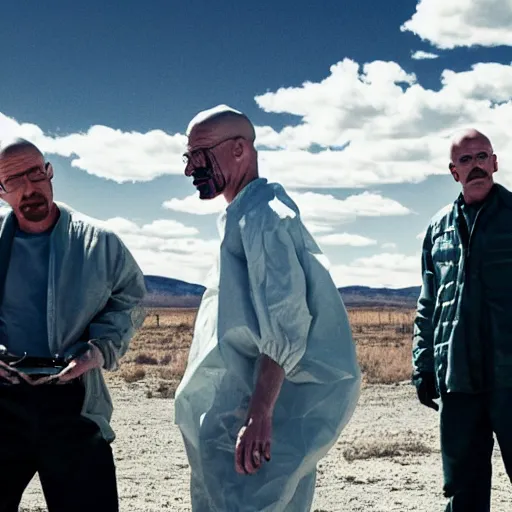 Image similar to a still of breaking bad, directed by todd philips, from joker ( 2 0 1 9 )