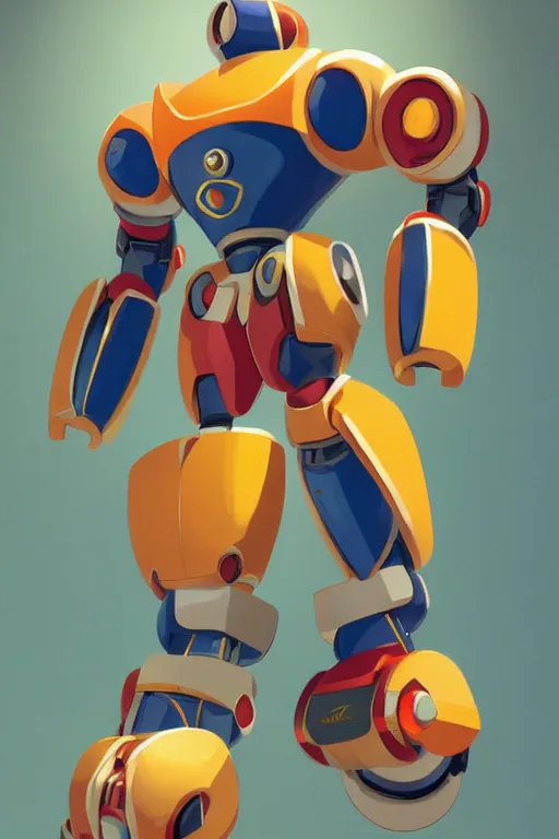 Image similar to metabots medabots medarotto medarot robot minimalist comics, behance hd by jesper ejsing, by rhads, makoto shinkai and lois van baarle, ilya kuvshinov, rossdraws global illumination ray tracing hdr radiating a glowing aura